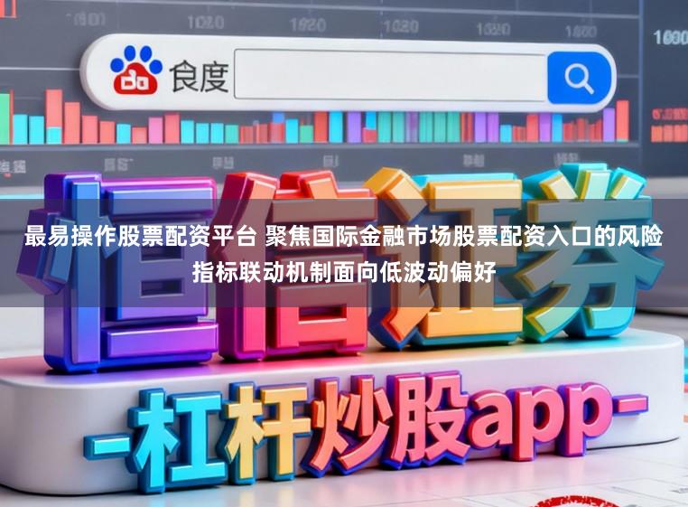 最易操作股票配资平台 聚焦国际金融市场股票配资入口的风险指标联动机制面向低波动偏好