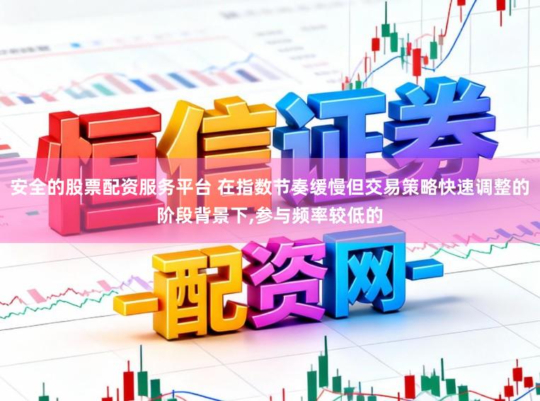 安全的股票配资服务平台 在指数节奏缓慢但交易策略快速调整的阶段背景下，参与频率较低的