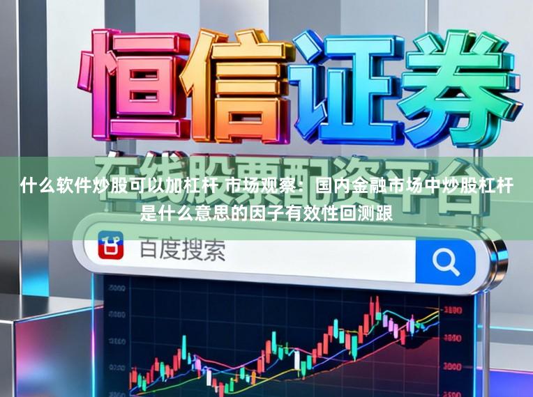 什么软件炒股可以加杠杆 市场观察：国内金融市场中炒股杠杆是什么意思的因子有效性回测跟
