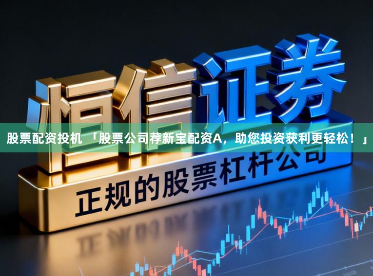 股票配资投机 「股票公司荐新宝配资A，助您投资获利更轻松！」